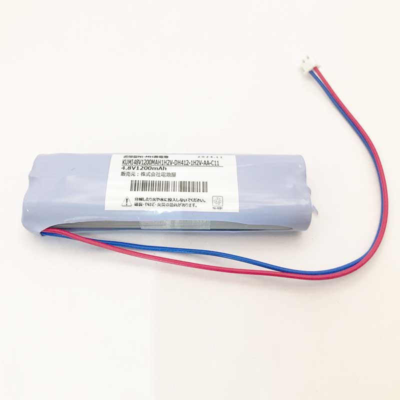 4.8V1200mAh 組電池 ニッケル水素 1H2V型（E型） コネクター付き  アツミ RSG1用等