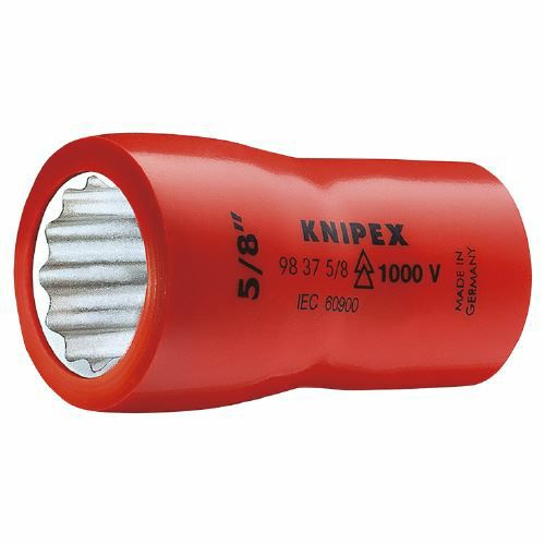 9837-1/2 (3/8SQ) 絶縁ｿｹｯﾄ 1000V KNIPEX(クニペックス)