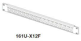 161U-X12F カナレ XLRｺﾈｸﾀ盤