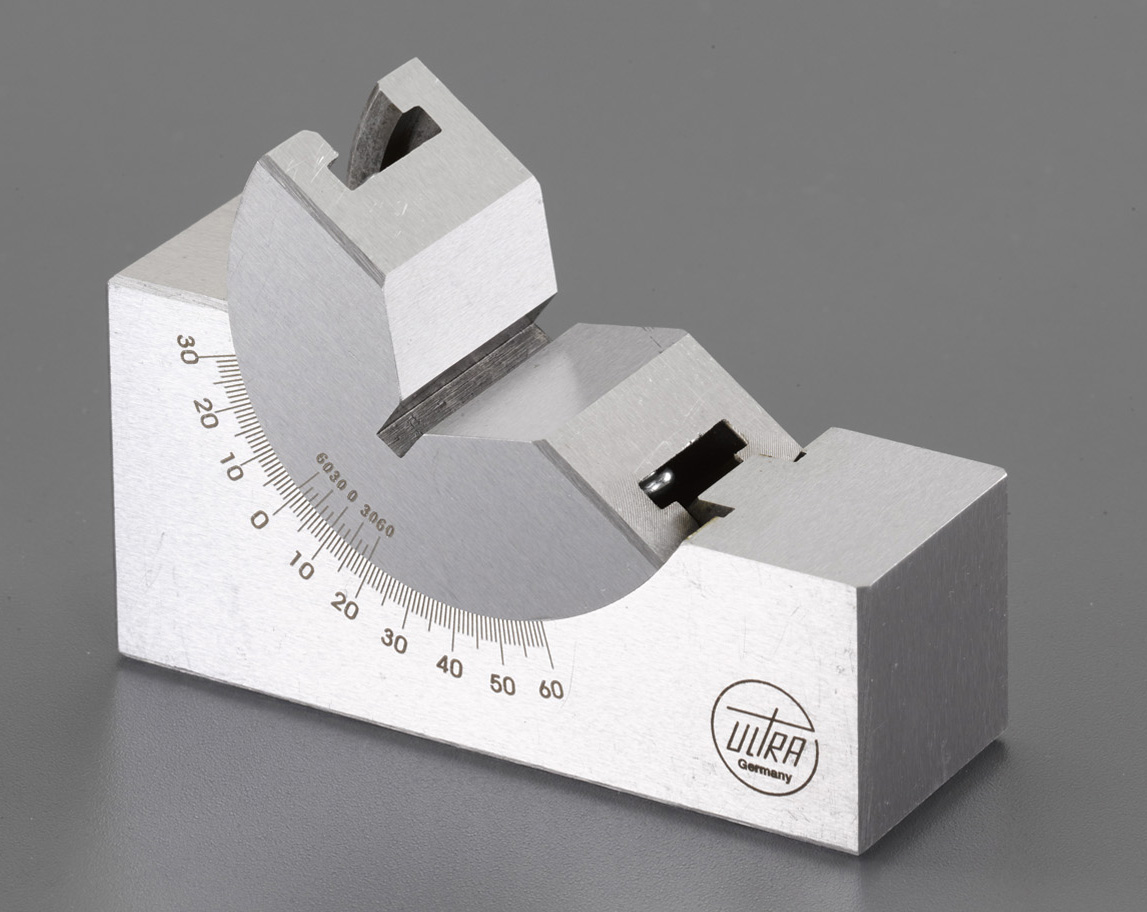 EA719DB-11A エスコ 75x25x36mm Ｖブロック(角度調整付)