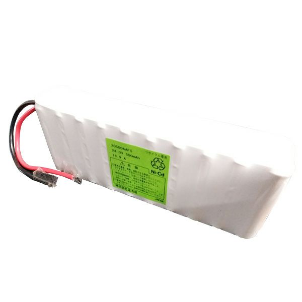 20/500AAF相当品 24V500mAh 湯浅（YUASA）相当品 組電池 W型 コネクタ付