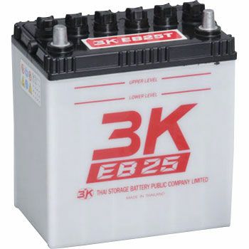 EB25-T 3Kバッテリー製  12V25Ah  テーバー端子 ディープサイクルEBバッテリー （GS EB25 TE相当品）