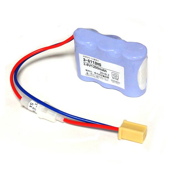 3-S113H 古河電池相当品(同等品) 3.6V1200mAh S型 コネクター付き ※電池屋組電池