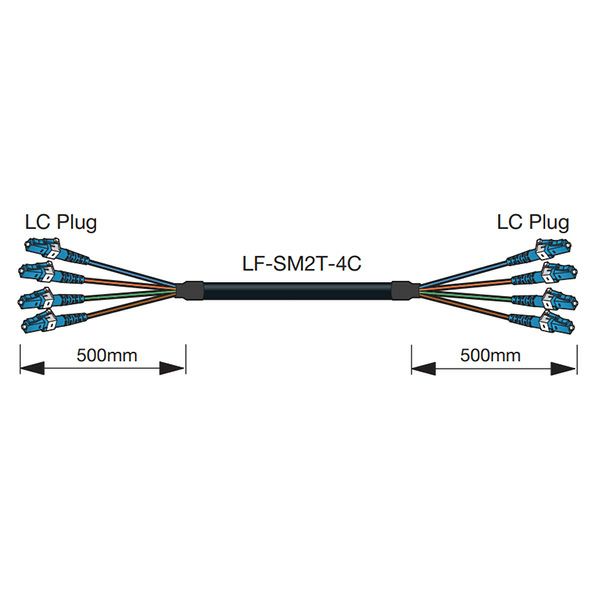 4FS100T-LS カナレ 高強度光多心接続ｹｰﾌﾞﾙ