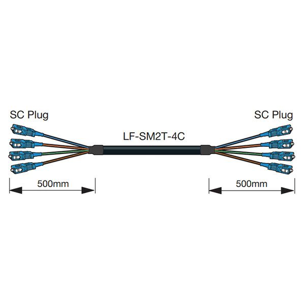 4FS100T-SS カナレ 高強度光多心接続ｹｰﾌﾞﾙ