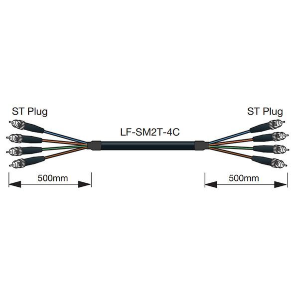 4FS100T-ST カナレ 高強度光多心接続ｹｰﾌﾞﾙ