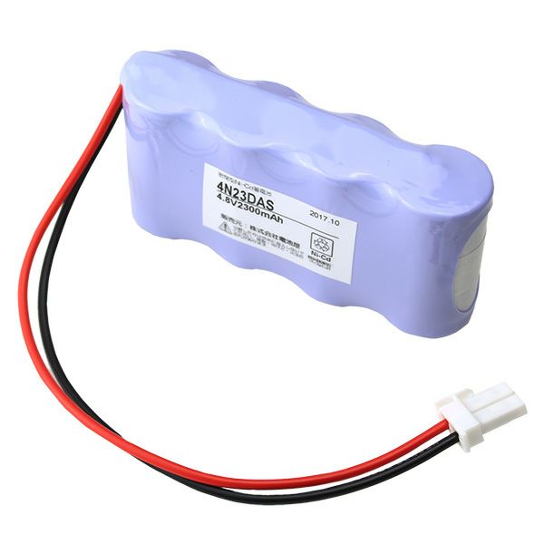 4N23DA相当品(同等品) 4.8V2300mAh＜年度シール付き＞ コネクター付きそのまま取付できます。