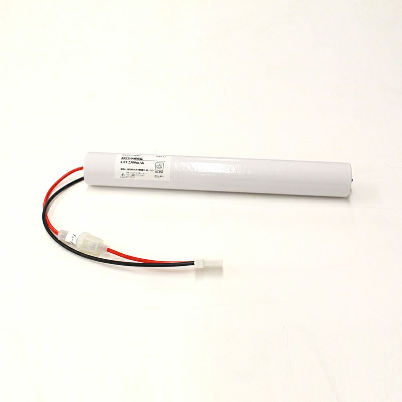 4N25HA相当品 三菱電機製誘導灯器具・非常灯器具用交換電池  4.8V2500mAh＜年度シール付き＞ コネクター付きそのまま取付できます。