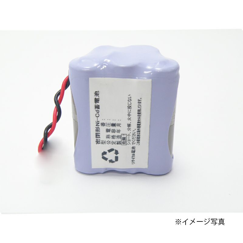 5KR-1400AE相当品(同等品) SANYO製相当品 組電池製作バッテリー 俵型 6V1400mAh 組電池 リード線のみ