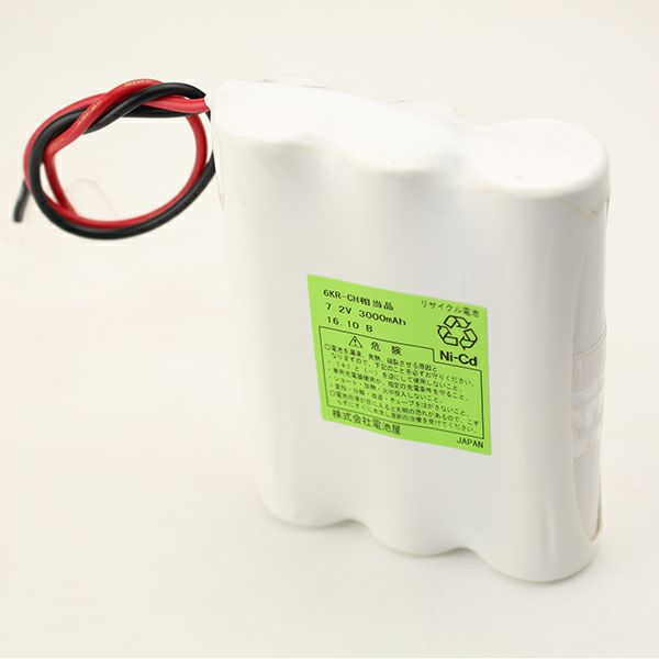 6KR-CH相当品 SANYO 7.2V3000mAh 1H2V型 リード線のみ