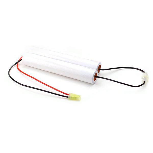 6N19AB相当品(同等品)  三菱電機製非常灯器具用交換電池 6.0V1800mAh＜年度シール付き＞ コネクター付きそのまま取付できます。