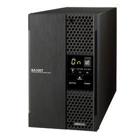 BA100T オムロン 常時インバータ給電方式UPS(無停電電源装置)で このサイズ出力容量1000VA/800W