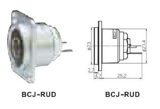 BCJ-RUD 20個 カナレ 75ΩBNC型ﾘｾﾌﾟﾀｸﾙ