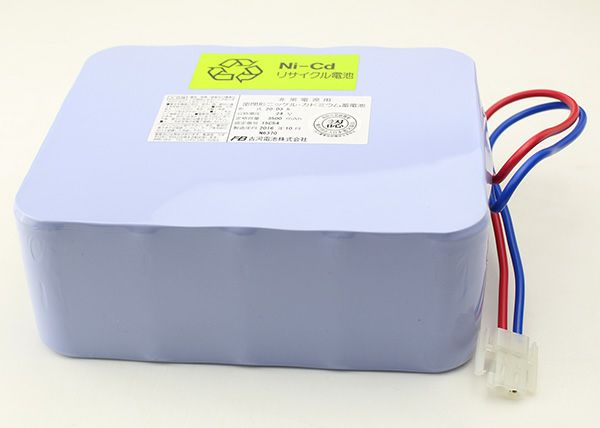 BV98601011 ( BV9860101 ) 相当品 古河製 自火報用バッテリー DC24V3500mAh 4H1V-C 認定品 統一コネクター （20-D4.0）