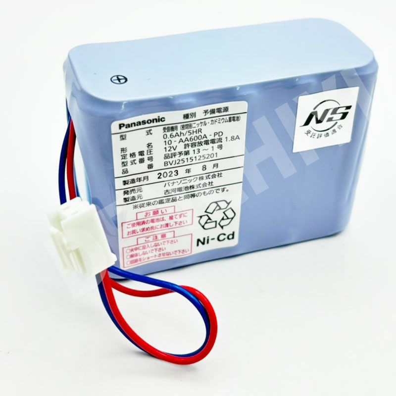 BVJ2515125201 パナソニック 予備電源 12V 600mAh 10-AA600A-PD  BVJ251512520後継品