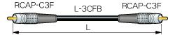 DRC40-F3 カナレ RCAｹｰﾌﾞﾙ（ﾋﾞﾃﾞｵ用）