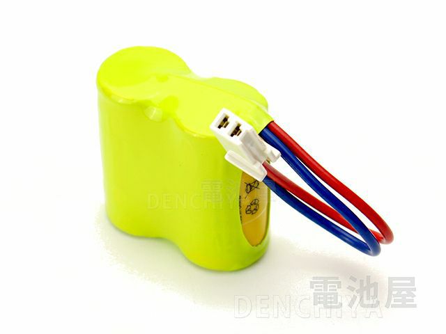 FK671相当品(同等品) ※電池屋製 パナソニック製誘導灯器具・非常灯器具用交換電池 ＜FK381/FK820相当品(同等品)＞ 2.4V2500mAh＜年度シール付き＞ コネクター付きそのまま取付できます。[sd]【当日出荷対応】