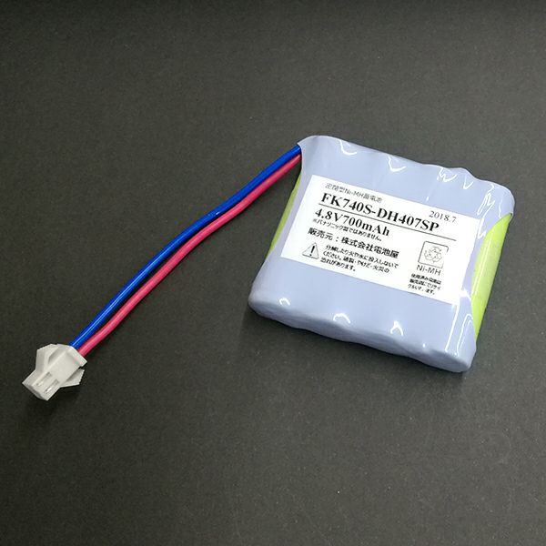 FK740相当品（同等品） ※電池屋製 4.8V700mAh S型 ＜FK177A相当品(同等品)＞＜年度シール付き＞ コネクター付きそのまま取付できます。