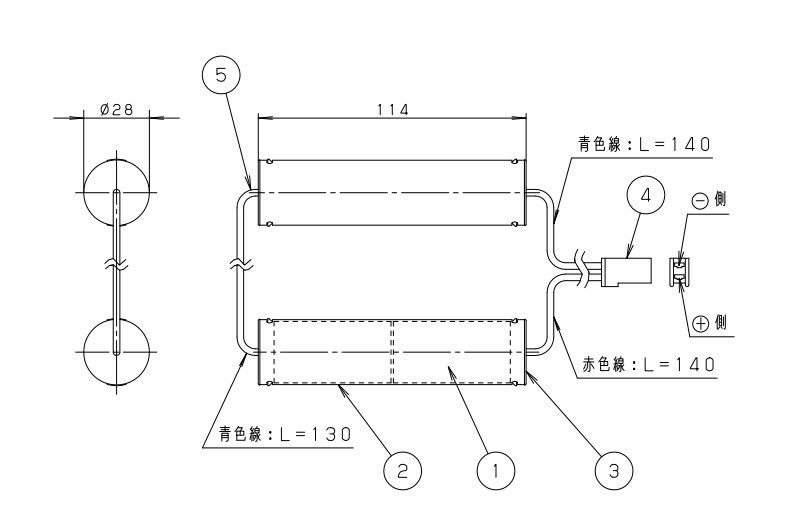 FK744相当品(同等品) ※電池屋製 パナソニック製非常灯器具用交換電池 4.8V2500mAh ＜年度シール付き＞ コネクター付きそのまま取付できます。