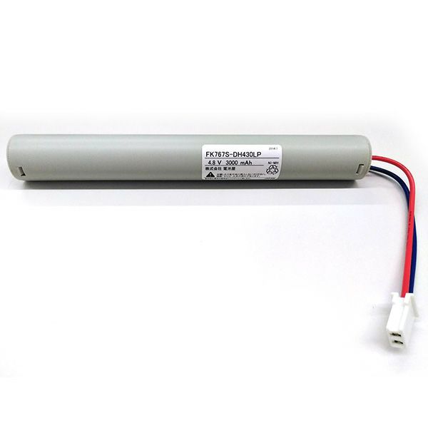 FK767相当品(同等品) ※電池屋製 4.8V3000mAh ＜年度シール付き＞ コネクター付きそのまま取付できます。