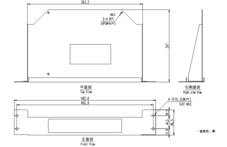 FW-FRC-B 三菱電機 ラック取付ユニット FW-F/FW-Jシリーズ用