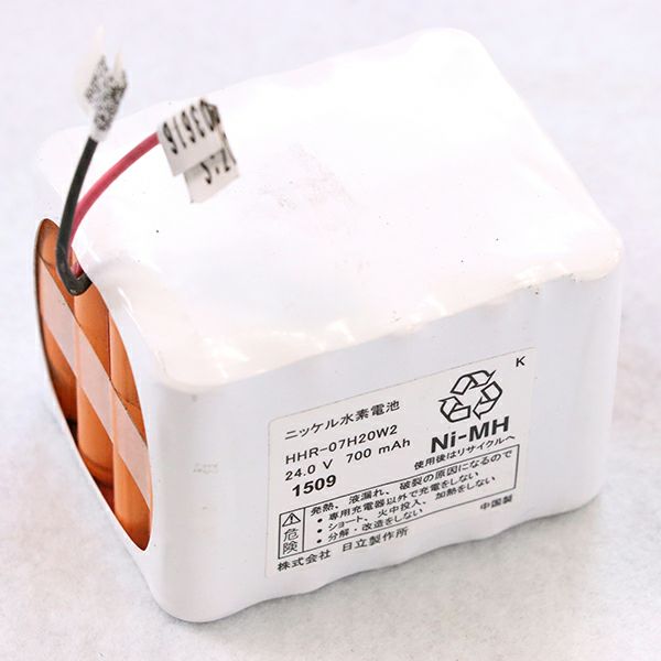 HHR-07H20W2相当品 (同等品)  日立相当品 3H1V型 24V700mAh リード線切りっぱなし (NRC1806)