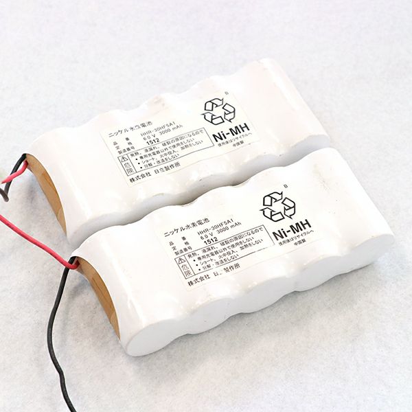 HHR-30HF5A1相当品 (同等品)  製作所相当品 S2型 12V3000mAh (6.0V3000mAh) リード線切りっぱなし (配線用確認)(NRC1806)