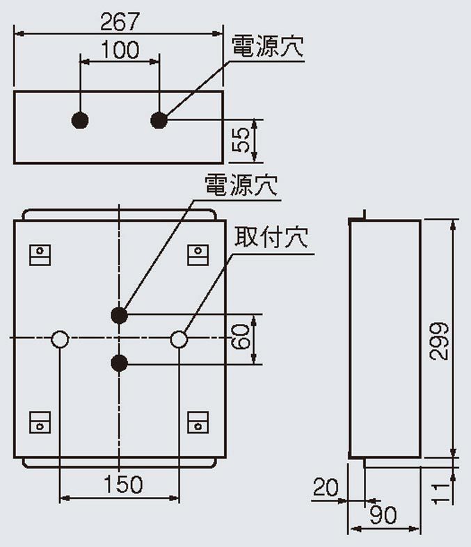 JK21719K 取付ボックス JF21347C用 【S スペシャル商品】パナソニック 【受注品】