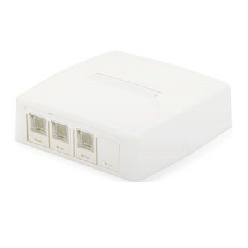 JOQ3BH500 パンドウィット Mini-Com スプリングシャッター付きローゼットキット 3ポート CAT5e