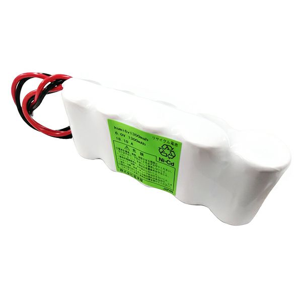 6V1300mAh S型  5-SC1.3相当 5KR-1300SC相当品 組電池製作バッテリー リード線のみ