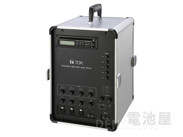 KZ-65A TOA 移動用PAアンプ 65Wx2ch CD付