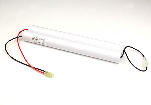 N-10CTH2L相当品 (同等品) 三洋電機製非常灯器具用交換電池 12V1800mAh＜年度シール付き＞ コネクター付きそのまま取付できます。