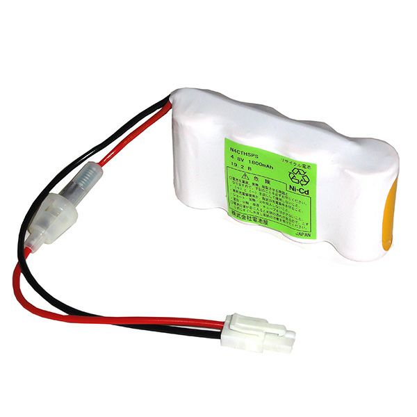 N-4CTHSP相当品(互換品) S型 4.8V1800mAh 5Aヒューズ付き（プラス線） コビシコネクター付き ※ケースなし 組電池製作バッテリー