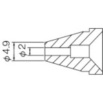 N60-04 白光　ノズル／１．６ｍｍ