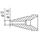 N61-10 白光　ノズル　１．６ＭＭ