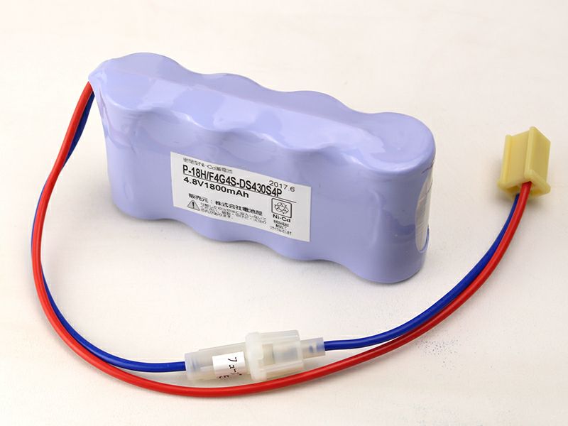 P-18H/F4G4相当品 (同等品)  4.8V1800ｍAh S型 コネクター付き ＜年度シール付き＞