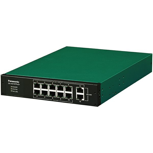 GA-AS10TPoE+ パナソニック PN25108B5 全ポートギガ レイヤ2 PoE給電スイッチングハブ 10ポート＜5年先出しセンドバック保守バンドル品＞