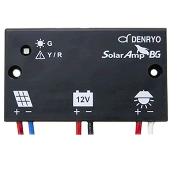 SA-BGB10 電菱 ( DENRYO ) SolarAmp BGシリーズ 24V 防水防塵太陽電池充放電コントローラ (3段階充電方式 バルク 吸収 フロート)