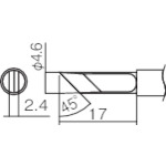 T12-KF 白光　こて先　ＫＦ型