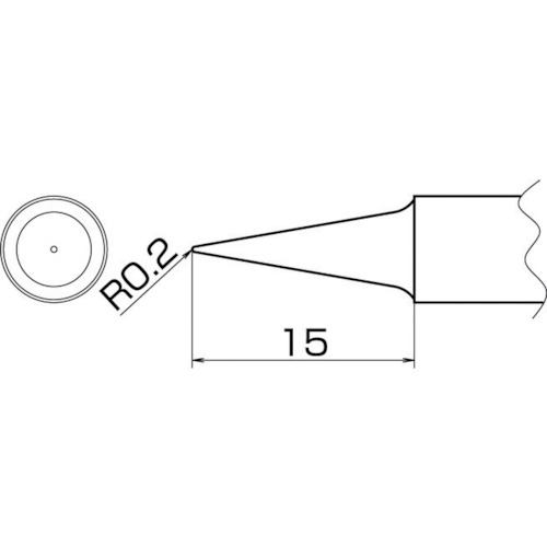 T20-BL 白光　こて先　ＢＬ型