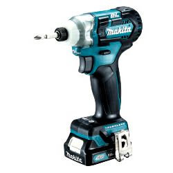 TD111DSHX マキタ ( MAKITA ) 充電式インパクトドライバ ブルー 10.8V/1.5Ahスライド式充電池・充電器・ケース付